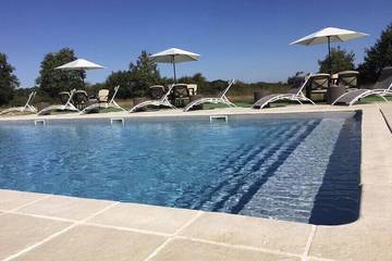 Gîte pour 6 personnes, avec jardin et piscine à Blondeur