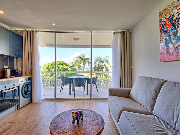Vacation rental for 3 people, with balcony in Saint Martin