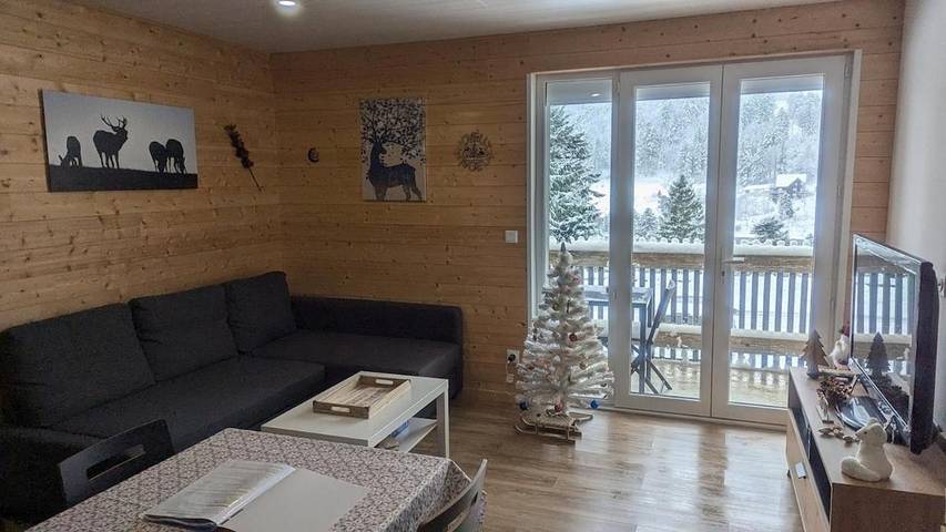Gîte pour 6 personnes, avec balcon et vue dans Station du Lioran