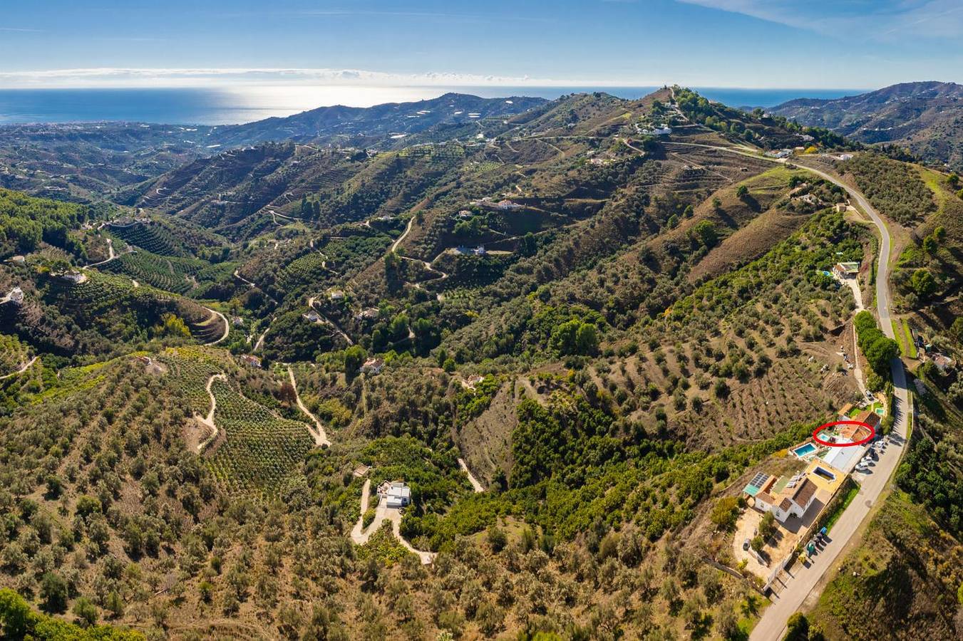 Villa El Cortijo in Frigiliana, Costa del Sol