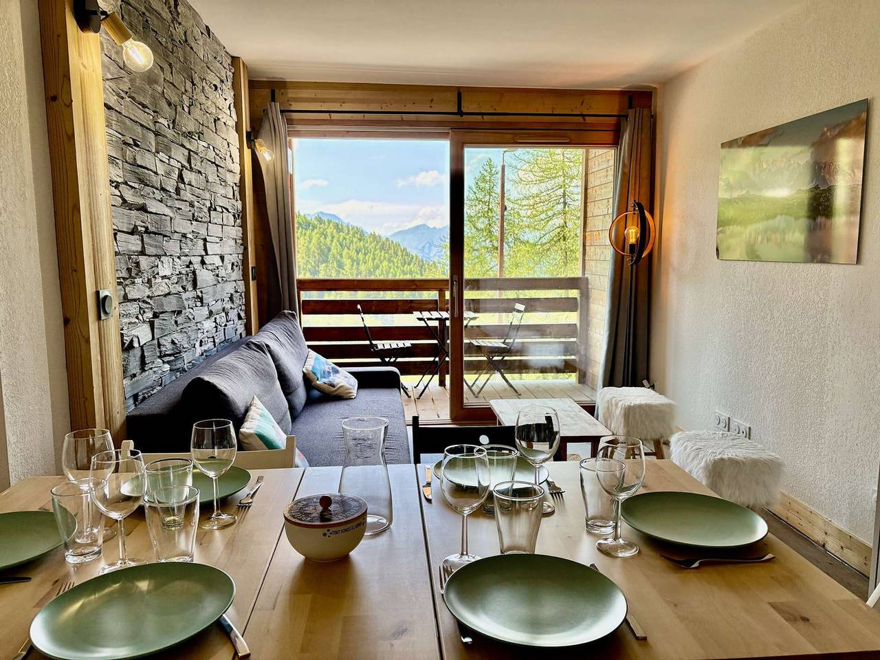 Geheel appartement, Modern apartment in Plagne Centre - 6 guests in Plagne Centre, La Plagne-Tarentaise