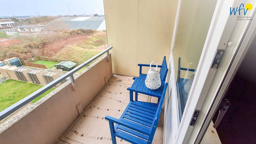 Ferienwohnung für 5 Personen, mit Balkon auf Borkum - 3