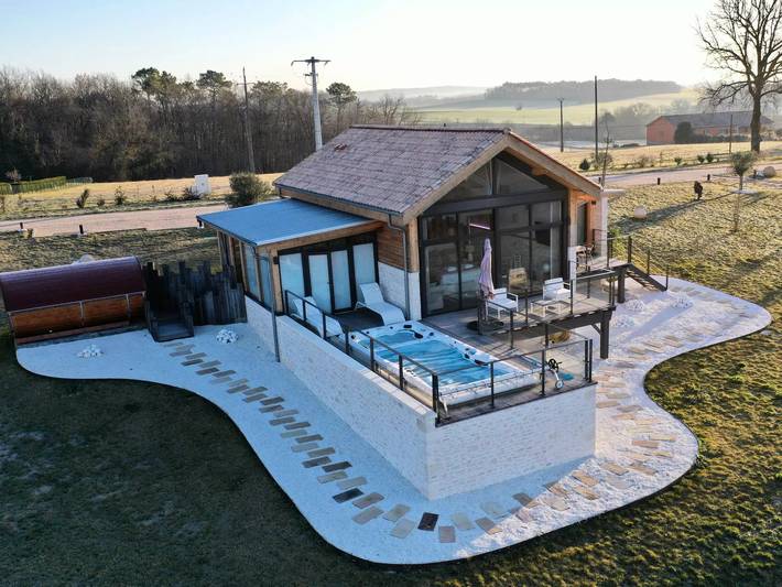 Villa voor 2 personen, met tuin en zwembad in de Dordogne