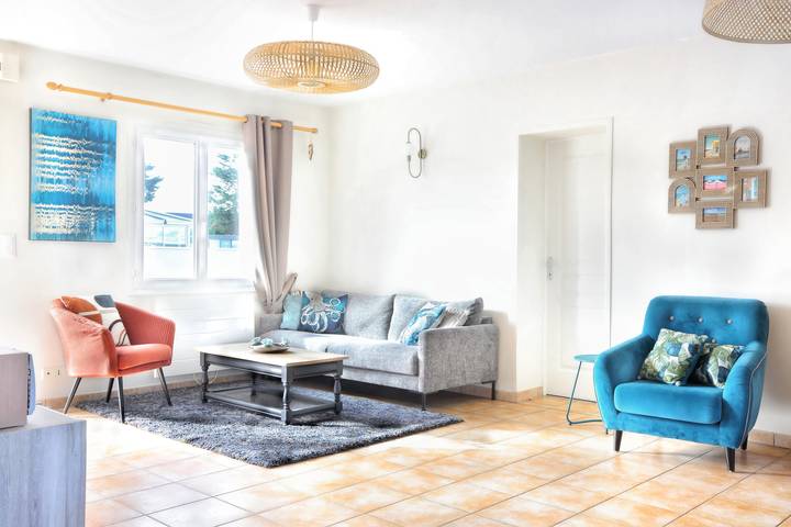 Maison de vacances pour 6 personnes, avec terrasse et jardin