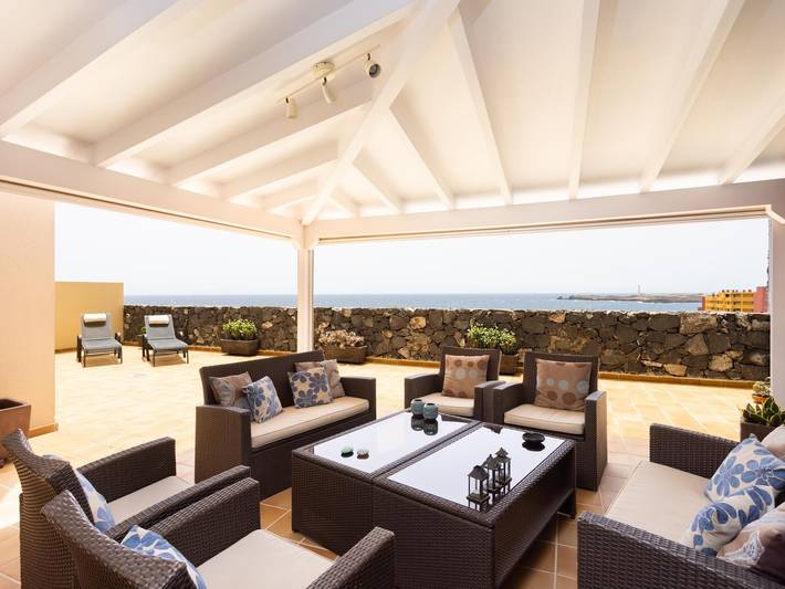 Gîte pour 6 personnes, avec piscine et vue sur l’océan ainsi que bassin pour enfant et terrasse à Porís de Abona - 3