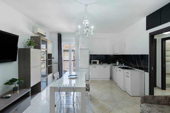 Appartement de vacances pour 6 personnes, avec Balcon à Pompei