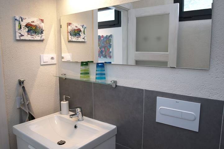 Holiday house with sea, coast and mountain views in the green north of Tenerife in Las Cruces, Garachico
