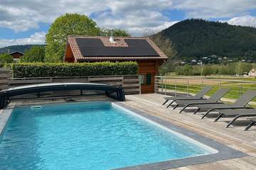 Maison de campagne pour 6 personnes, avec jardin et jacuzzi à Ramonchamp