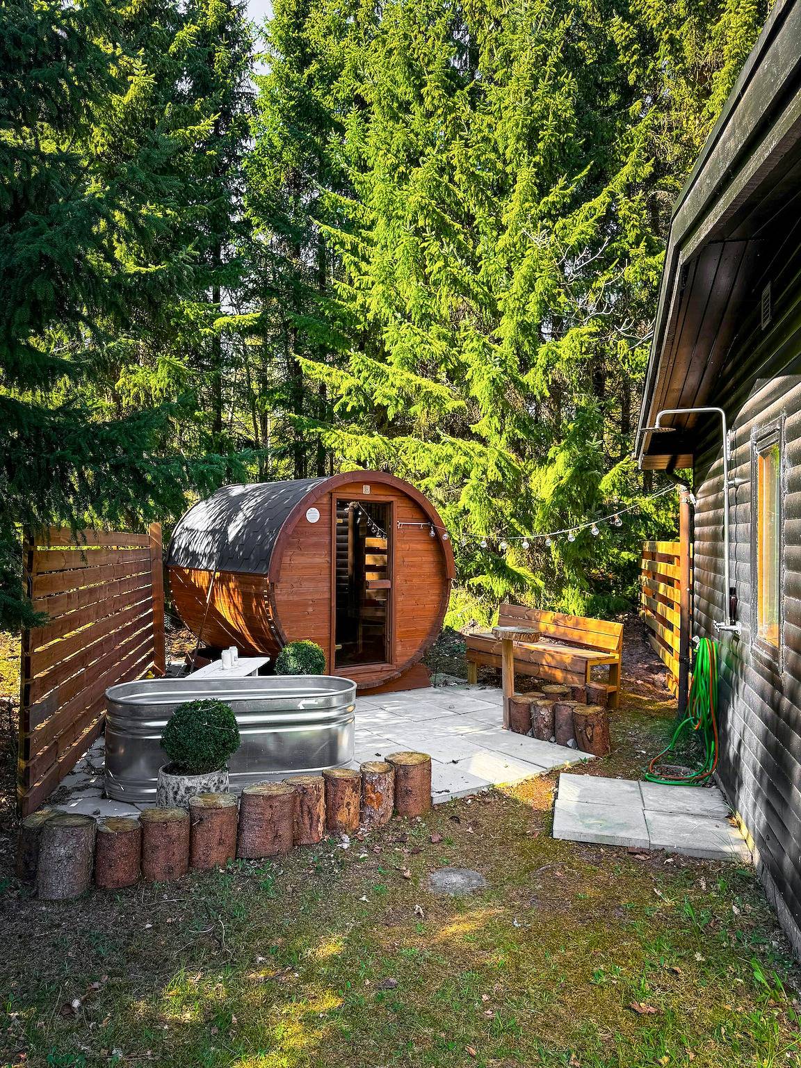 Ferienhaus aus den 70er Jahren mit Sauna und Kaltwasserwanne in Kolind, Rønde