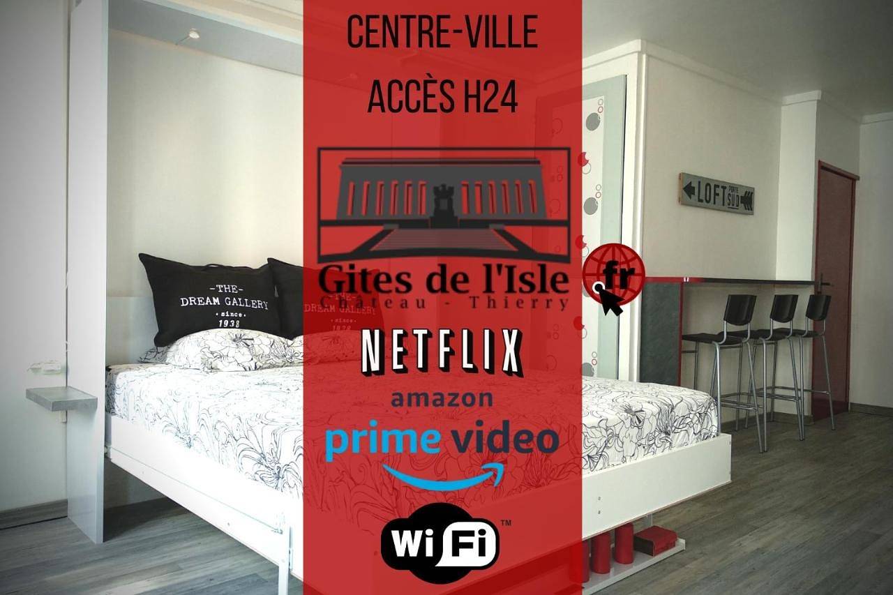 Appartement entier, Gîtes de l'isle Château-Thierry - Wifi Fibre - Netflix, Disney, Amazon - Séjours Pro in Château-Thierry, Aisne