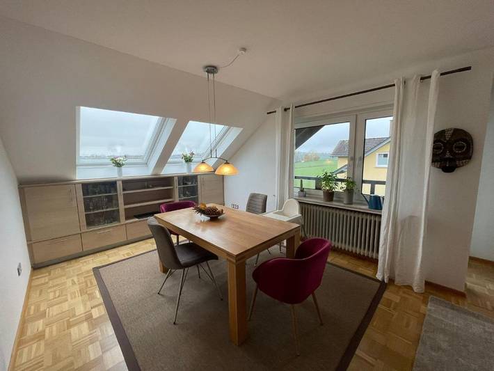 Ferienwohnung für 6 Personen, mit Terrasse und Garten sowie Ausblick in Fulda