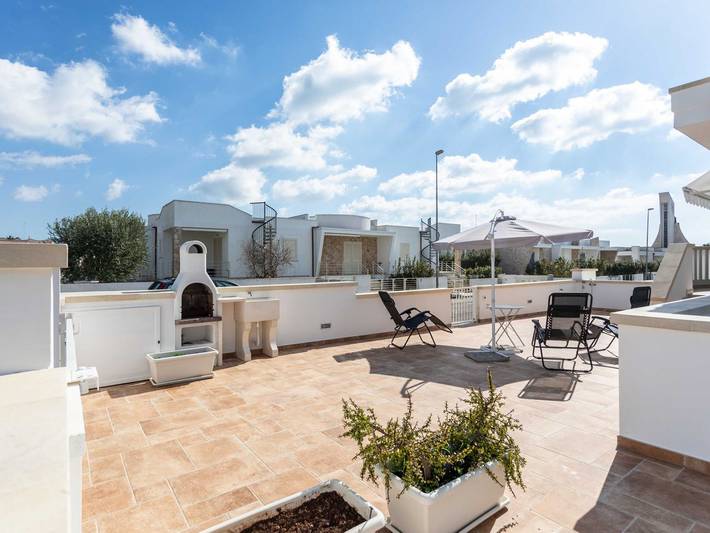 Location de vacances pour 4 personnes, avec terrasse, animaux acceptés dans Marina di Pescoluse - 3