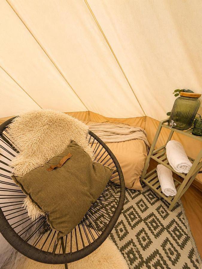 Camping für 4 Personen, mit Terrasse und Ausblick sowie Garten, mit Haustier in der Böhmische Schweiz - 4
