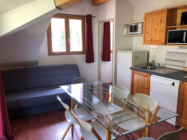 Chalet pour 6 personnes, avec balcon dans Valfréjus - 4