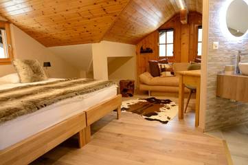 Hôtel pour 2 personnes, avec vue et jardin à Evolène