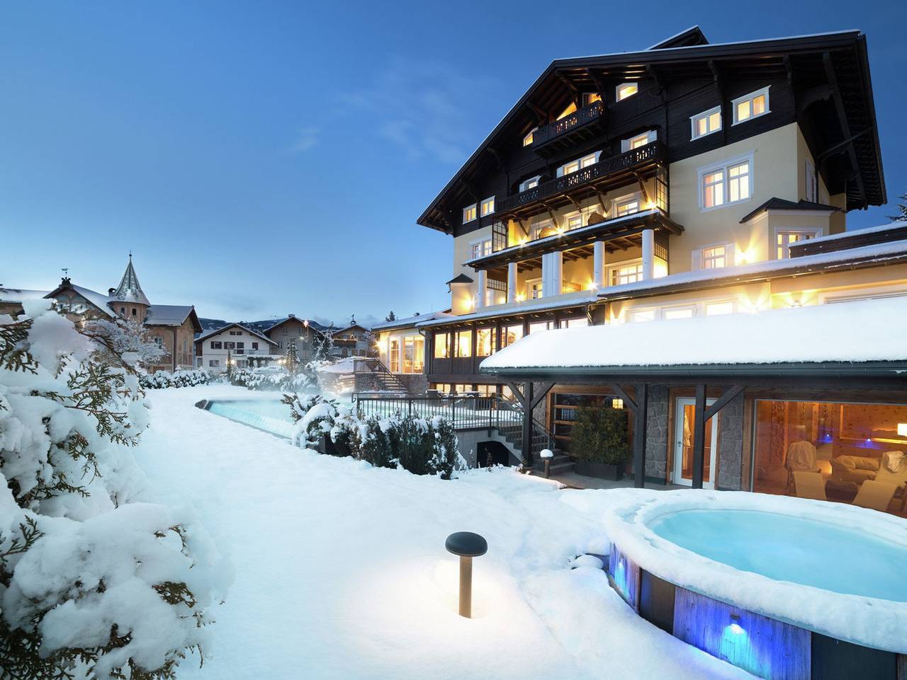 Hotel Villa Kastelruth - Doppelzimmer Deluxe in Kastelruth, Dolomiti Superski