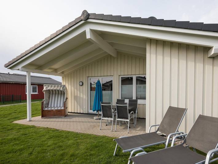 Ferienhaus für 4 Personen, mit Terrasse und Garten sowie Sauna, mit Haustier in Dagebüll