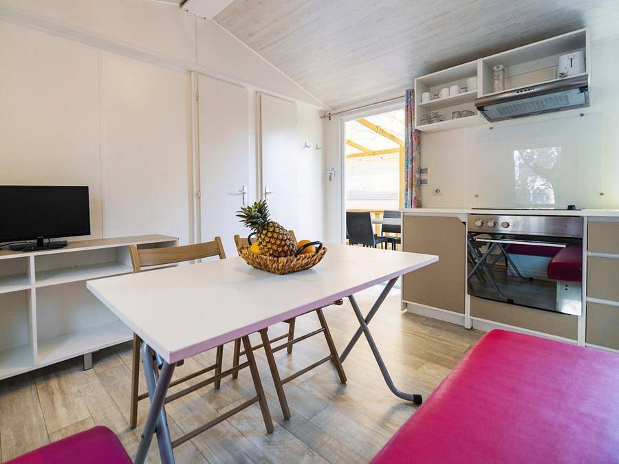 Camping Paradis Au port de l'houmeau - Mobilheim 4 personen - Standard - Tv in L'Houmeau, La Rochelle und Umgebung