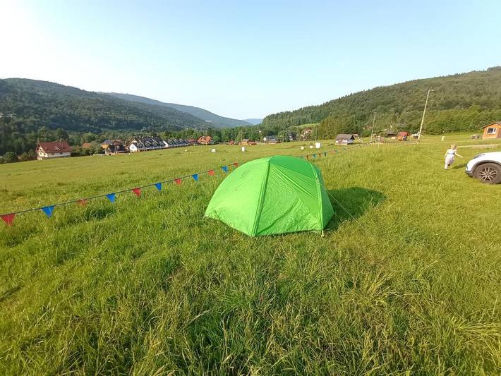 Kemping dla 4 osób, z widok w Śląsk