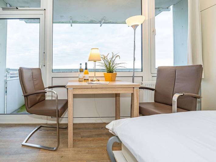 Ganze Ferienwohnung, Friesennest - Stadt- und strandnahe 1-Zimmer-Ferienwohnung mit Balkon in Westerland, Sylt (Gemeinde)