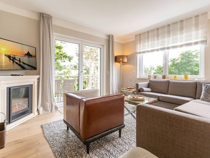 Ferienwohnung für 4 Personen, mit Balkon und Terrasse sowie Sauna in Heringsdorf - 3