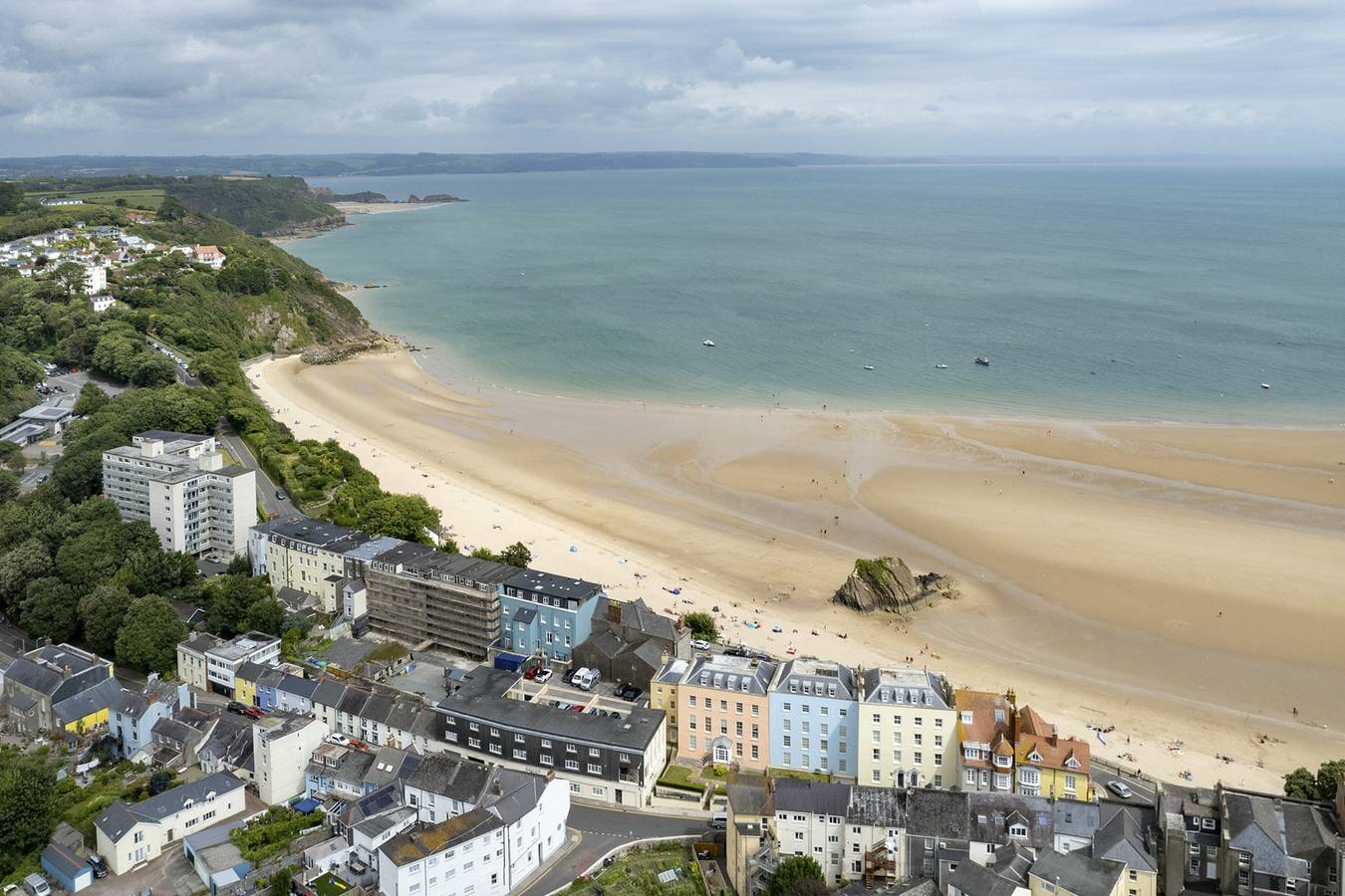 Ganze Wohnung, Ferienwohnung für 4 Personen mit Balkon in Tenby, Pembrokeshire