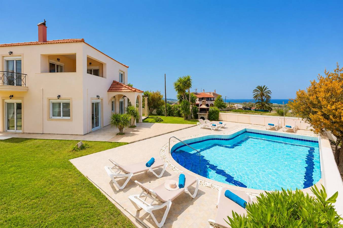 Villa pour 6 personnes avec terrasse in Fanes, Rhodes