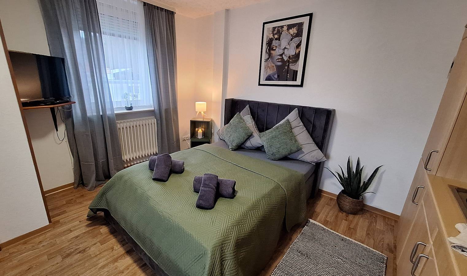 Apartamento vacacional entero, Apartamento de vacaciones para 2 personas con vistas in Bad Kissingen, Rhön-Bayern