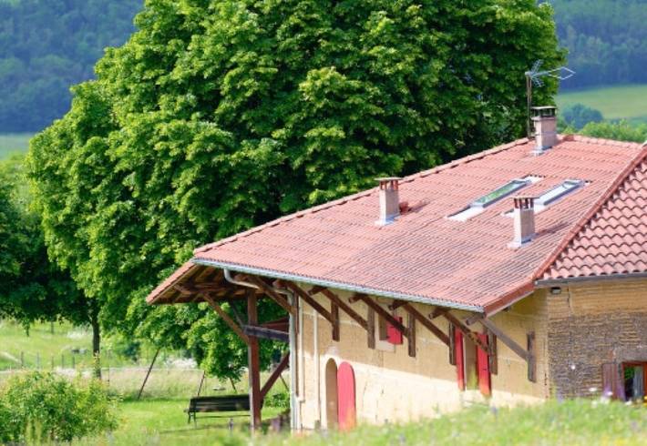 Chambre d’hôtes « Papillon » avec piscine partagée, jardin commun et Wi-Fi in Hauterives, Région de Valence