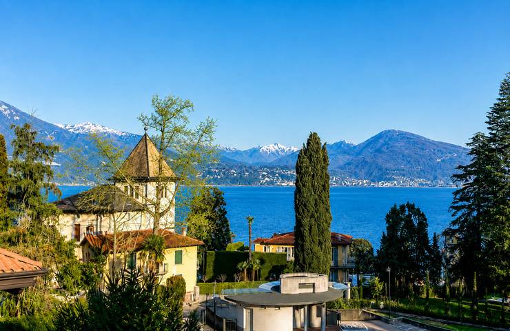 Ferienwohnung für 4 Personen, mit Ausblick und Balkon sowie Seeblick in Cannero Riviera - 2