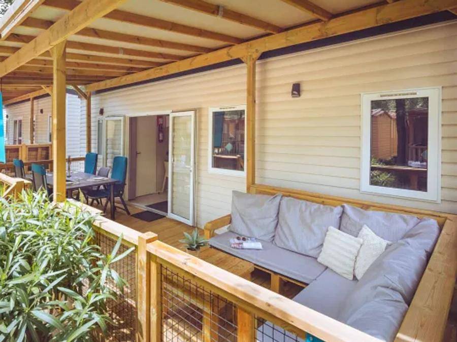 Camping les Chardons Bleus de la Turballe - Mobile home 6 persons - Premium 3-bedroom Lounge in La Turballe, Côte d'Amour