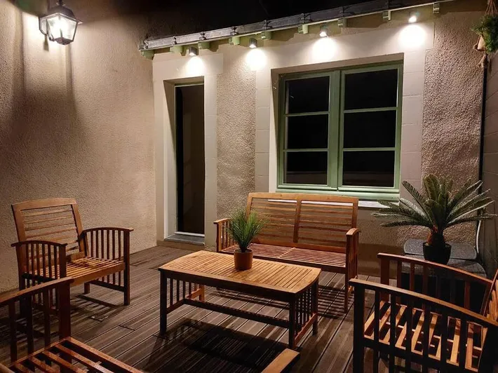 Maison de vacances pour 6 personnes, avec balcon ainsi que vue et sauna - 1