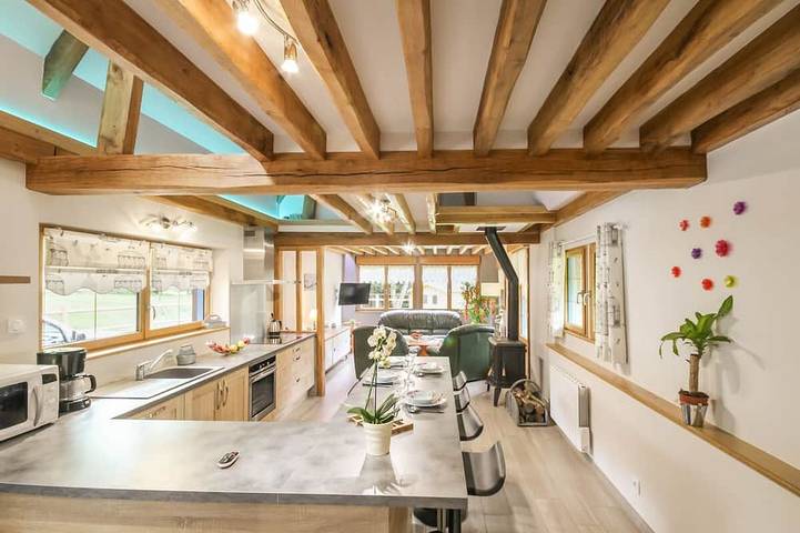 Gîte pour 6 personnes, avec terrasse et jardin à Saint-Martin-du-Bec