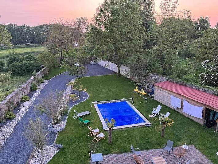 Chambre d’hôte pour 10 personnes, avec jardin ainsi que jacuzzi et piscine dans la Somme - 3