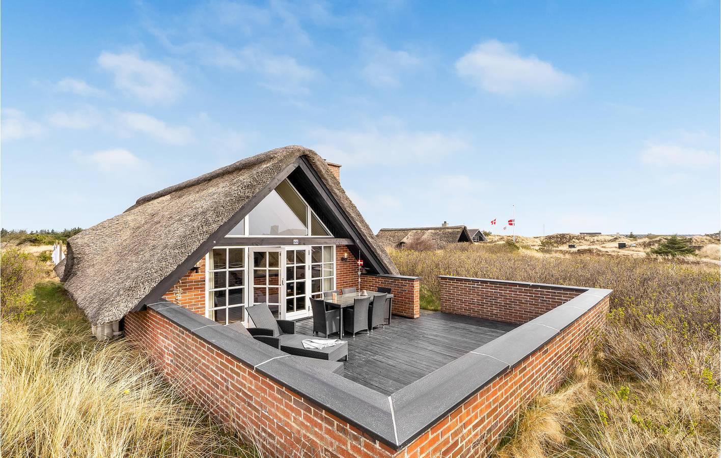 Ferienhaus für 4 Personen mit Terrasse in Ringkøbing, Holmsland Klit