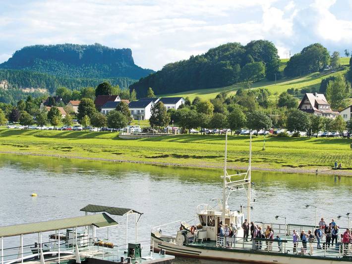 Ferienwohnung für 3 Personen, mit Balkon und Terrasse sowie Garten und Sauna in Sächsische Schweiz - 2