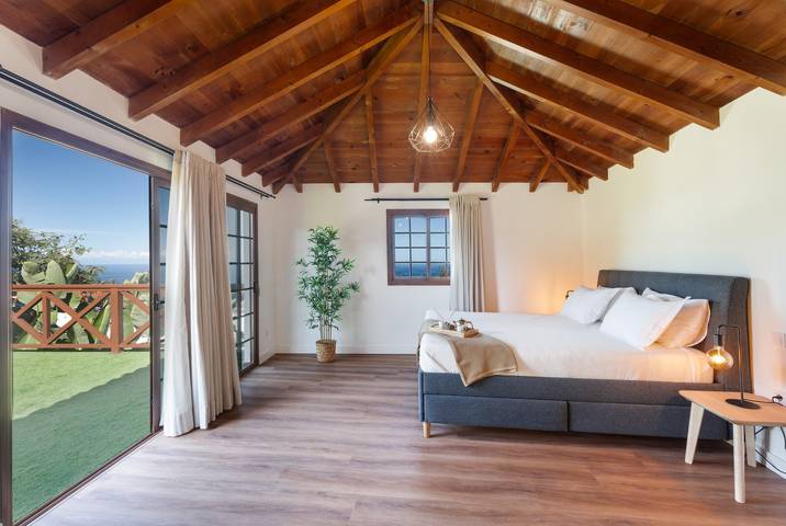 Vakantiehuis "Villa Gardel Casa Mango" met zeezicht, zwembad en wifi in La Mancha, Icod de los Vinos