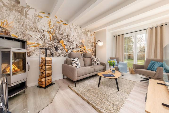 Ferienhaus für 7 Personen, mit Terrasse und Garten sowie Sauna und Seeblick in Zingst
