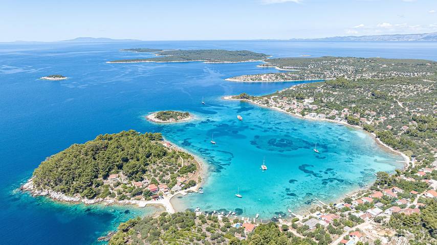 Ferienhaus mit Meerblick in Vela Luka, Korcula