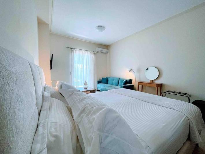 Ferienwohnung für 3 Personen, mit Pool und Kinderpool sowie Garten und Ausblick in Plakias - 2