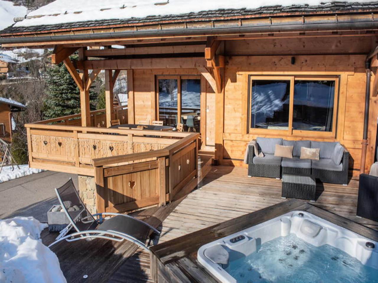 Ganze Wohnung, 6 Zimmer für 11 Personen in Le Grand-Bornand, Annecy und Umgebung