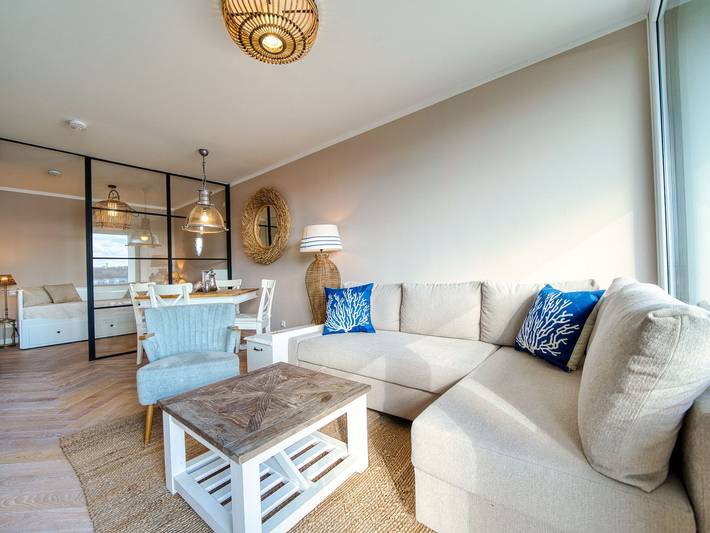 Ferienwohnung für 5 Personen, mit Balkon und Ausblick sowie Seeblick, kinderfreundlich - 1