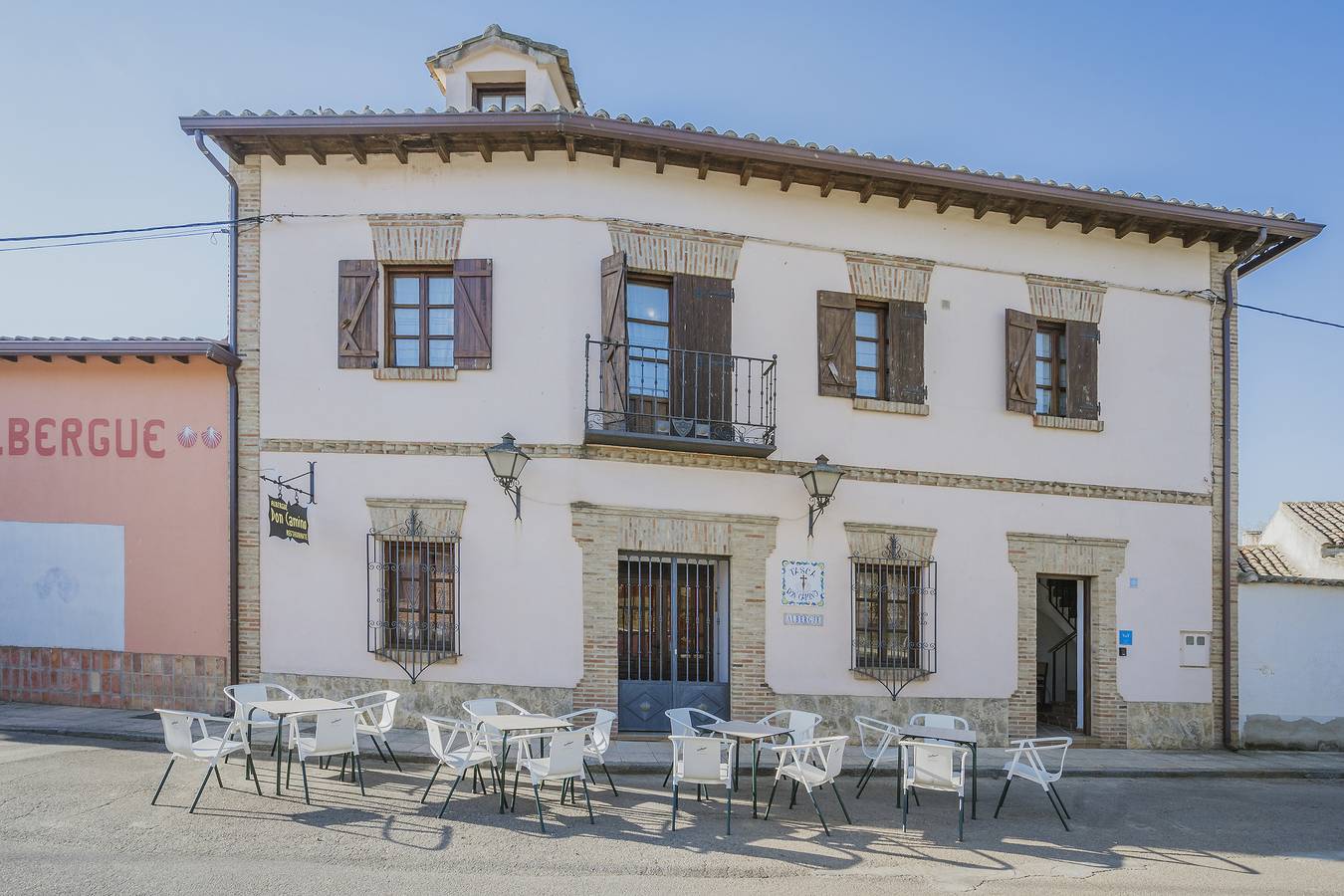 Ferienhaus 'Do Camino' mit privater Terrasse, Balkon und Wi-Fi in Villalcázar de Sirga, Palencia Provinz