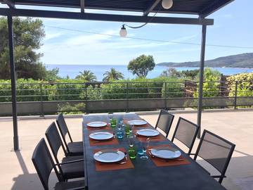 Cottage pour 10 personnes, avec terrasse et jardin à Coggia