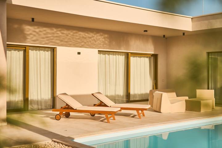 Ferienhaus für 6 Personen, mit Terrasse und Garten sowie Pool in Lanterna - 2