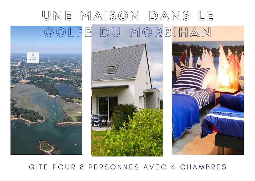 Maison avec jardin, Golfe du Morbihan 5mn des îles in Plougoumelen, Côte des Mégalithes