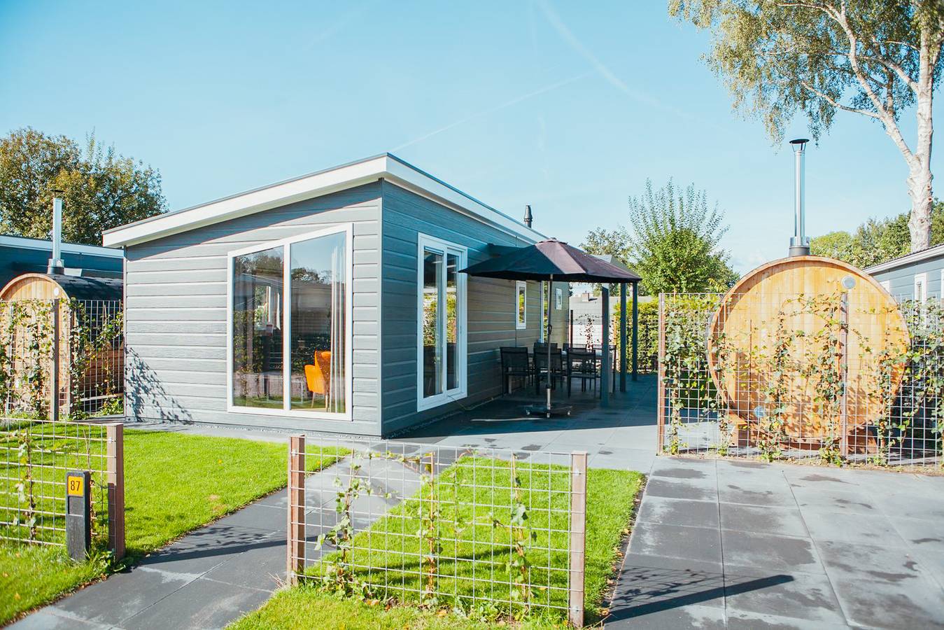 Recreatiepark De Boshoek — Veluwelodge Xl met sauna | 6 personen in Veluwe