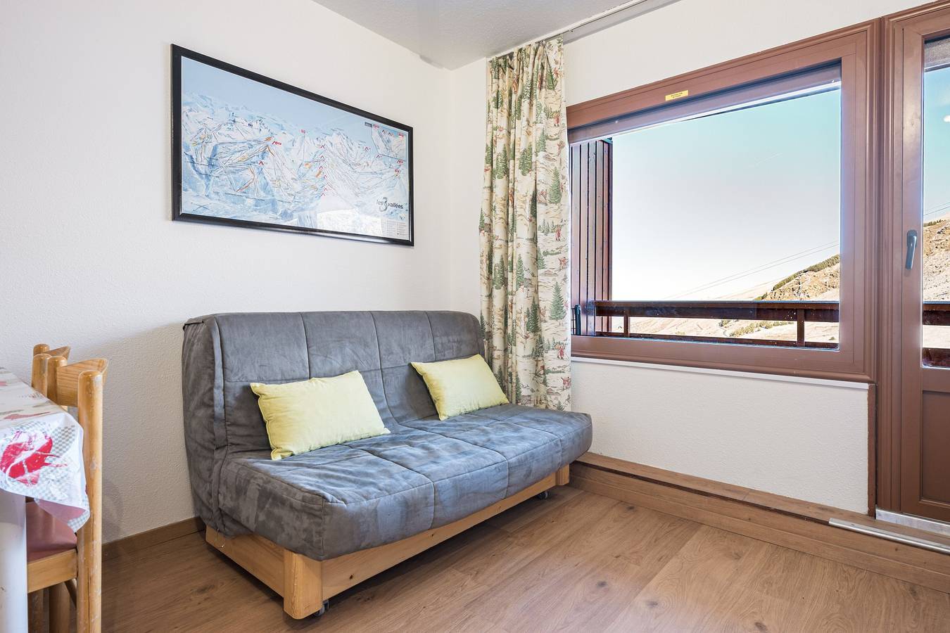 Ganze Wohnung, Appartement Les Menuires mit Bergblick und Balkon in Saint-Martin-de-Belleville, Les Trois Vallées
