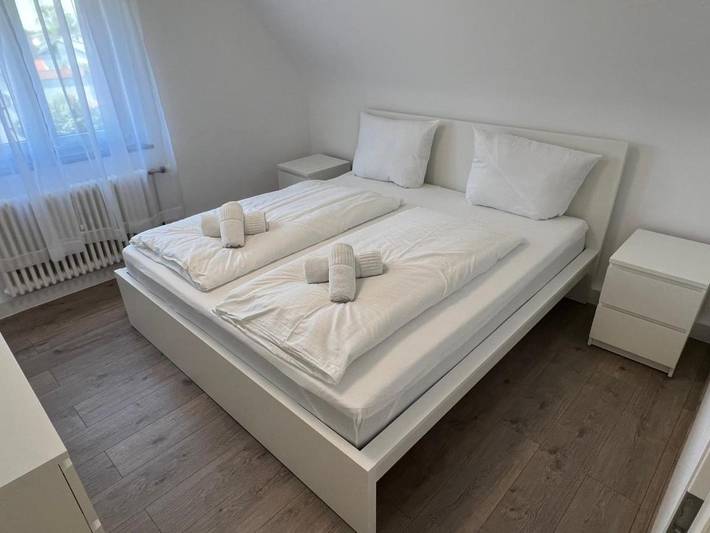 Ferienwohnung für 3 Personen, mit Garten