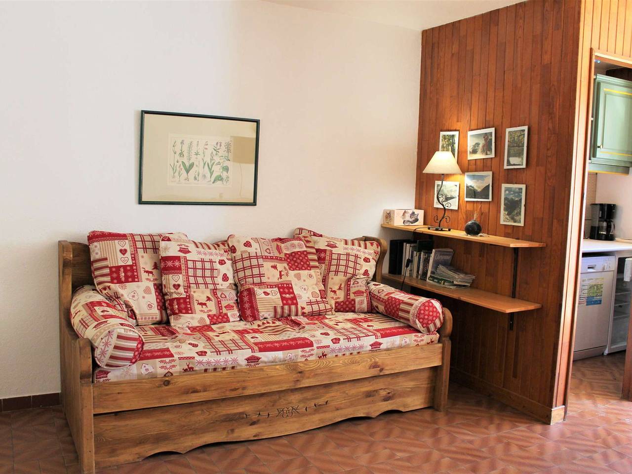 Entire apartment, Studio chaleureux avec coin montagne, balcon sud, proche pistes et commerces à Vars Les Claux in Vars, Briançon region